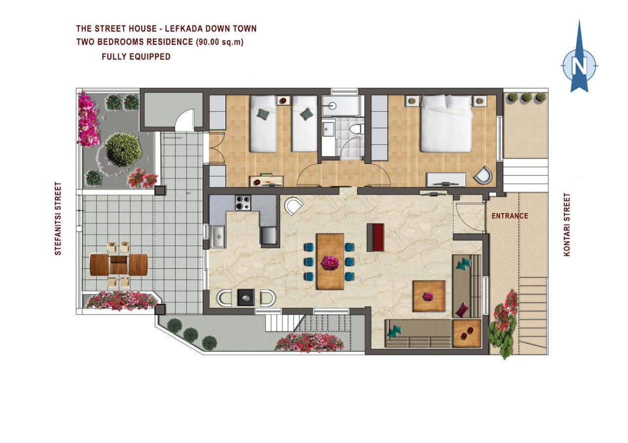 Вілла The Street House Lefkada City Екстер'єр фото